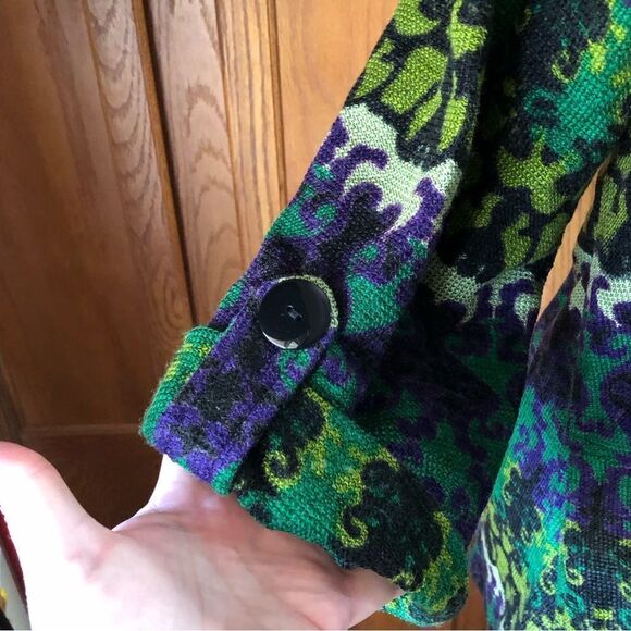 Anthropologie Luii V-Neck Buttons Boho Jacket - M - Picture 7 of 16